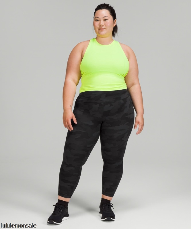 Lululemon Damen DELULU092 | Camo Deep Carbon Wunder Train High-rise Crop 23